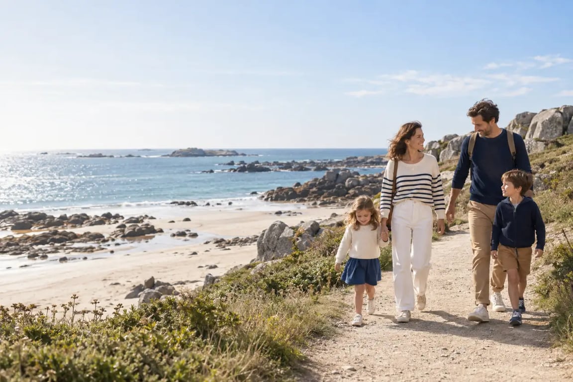 Destination idéale vacances en famille en France sur le littoral breton