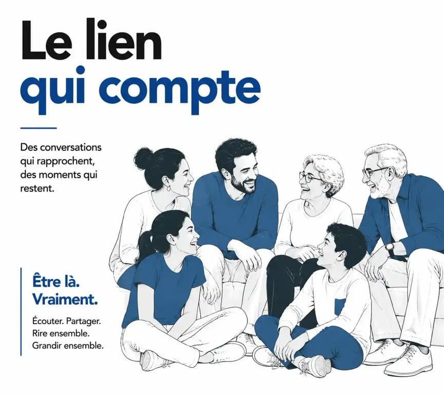 Famille jouant ensemble à des jeux sans matériel pour renforcer les liens