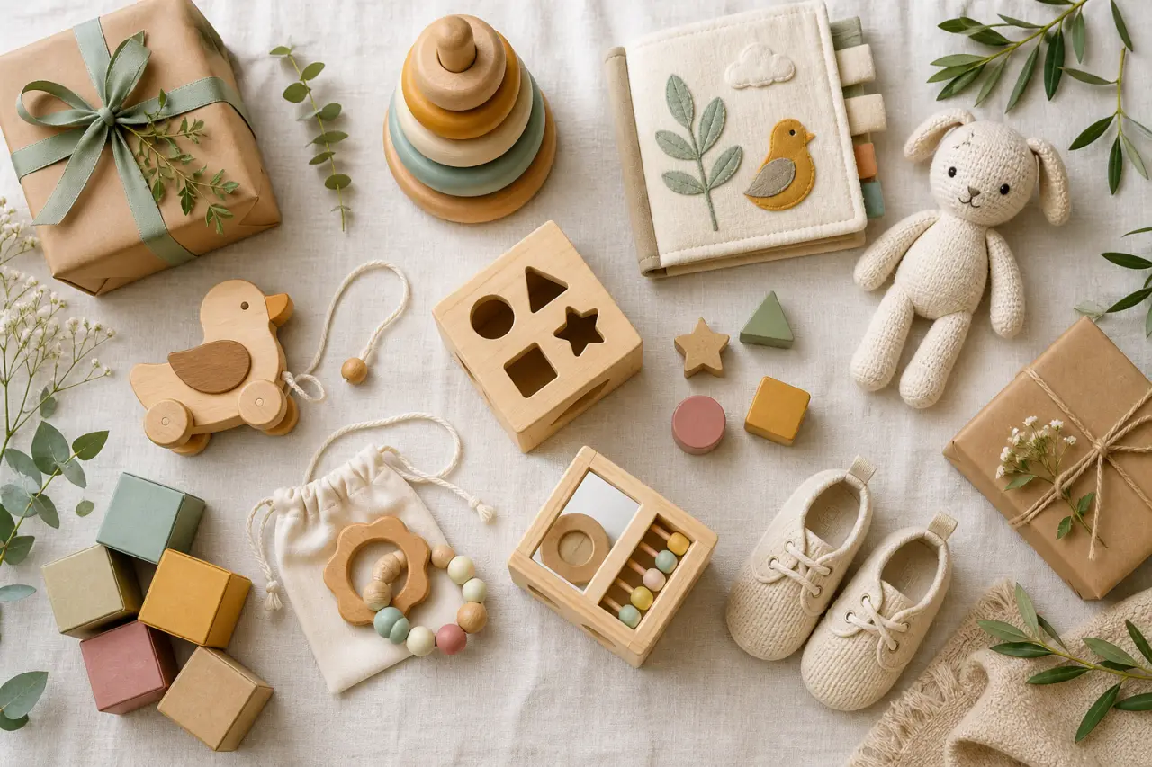 Quel cadeau offrir pour les 1 an d'un bébé : motricité, éveil et durabilité