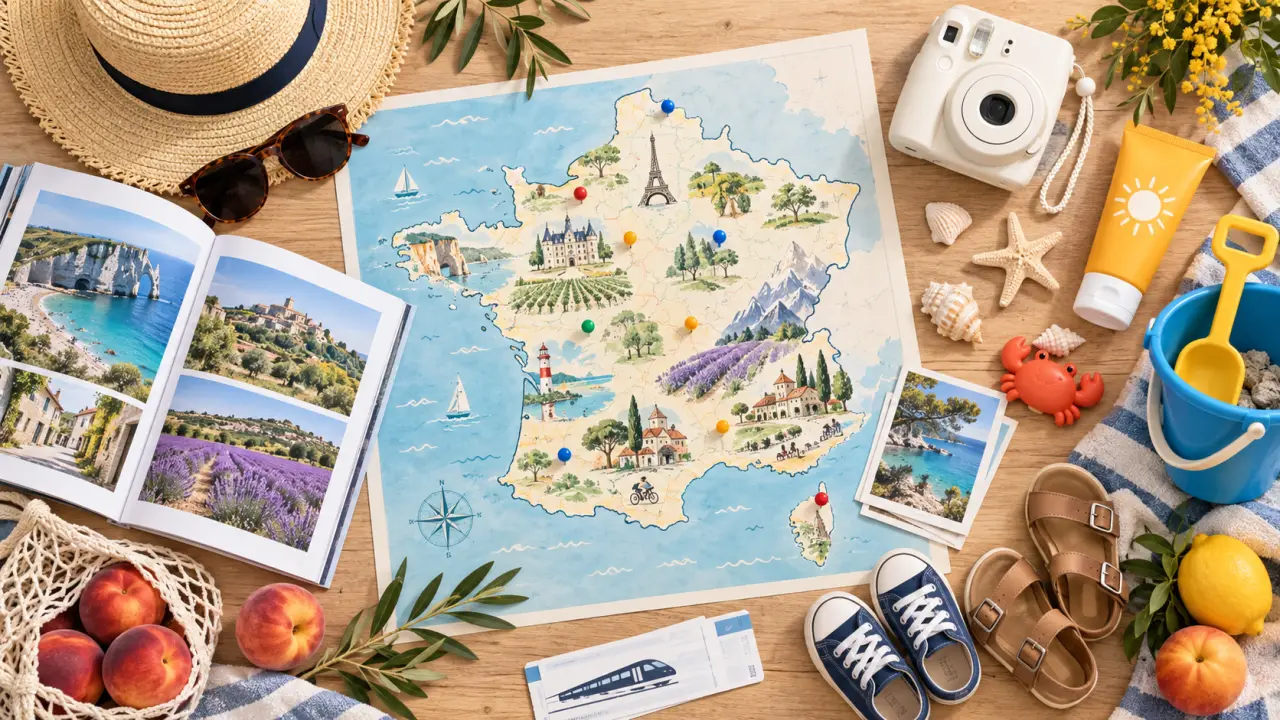 La destination idéale pour des vacances en famille en France dépend surtout de l’âge des enfants
