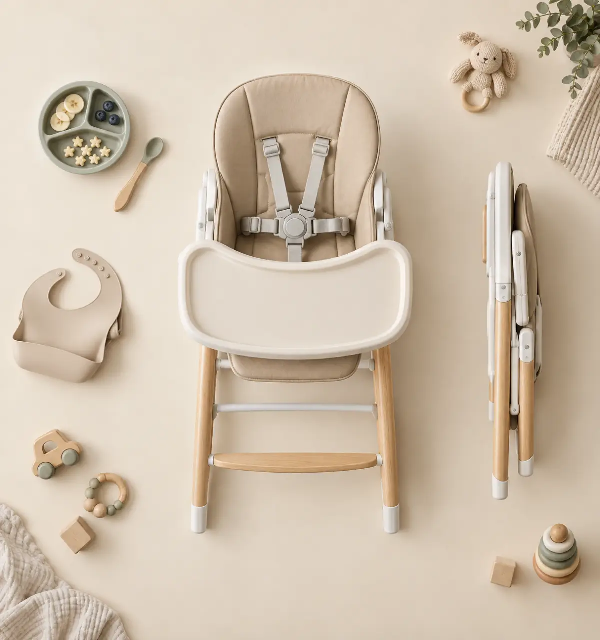 Une chaise bébé pour manger à table, sans sacrifier la sécurité ni l’espace